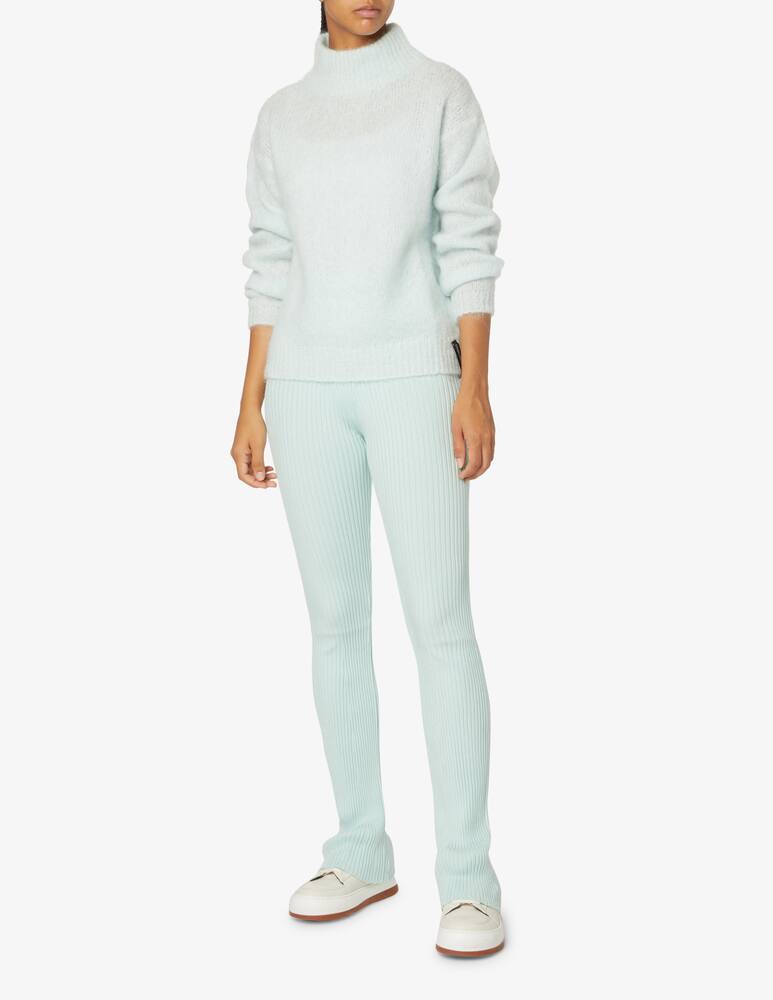 rinascente HINNOMINATE Mohair high neck sweater - Light Blue