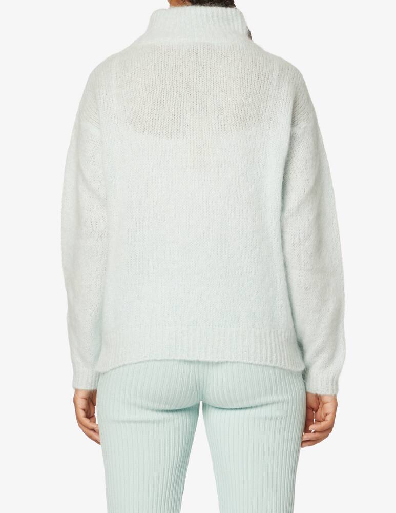 rinascente HINNOMINATE Mohair high neck sweater - Light Blue