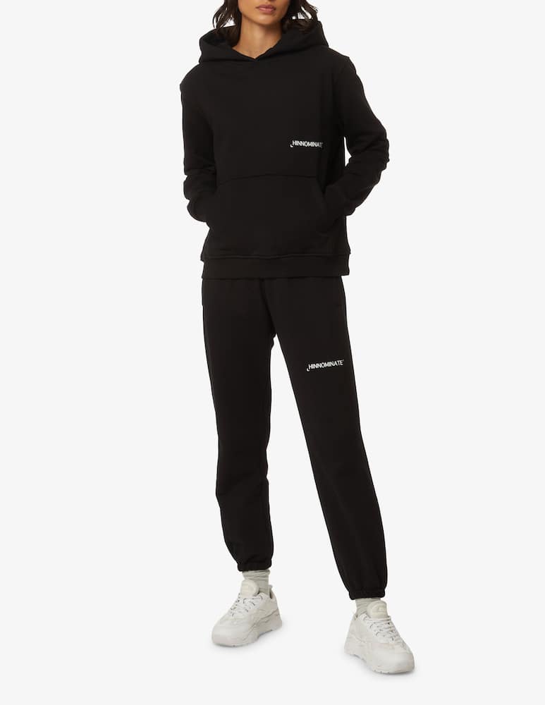 rinascente HINNOMINATE Felpa in cotone con cappuccio - Nero