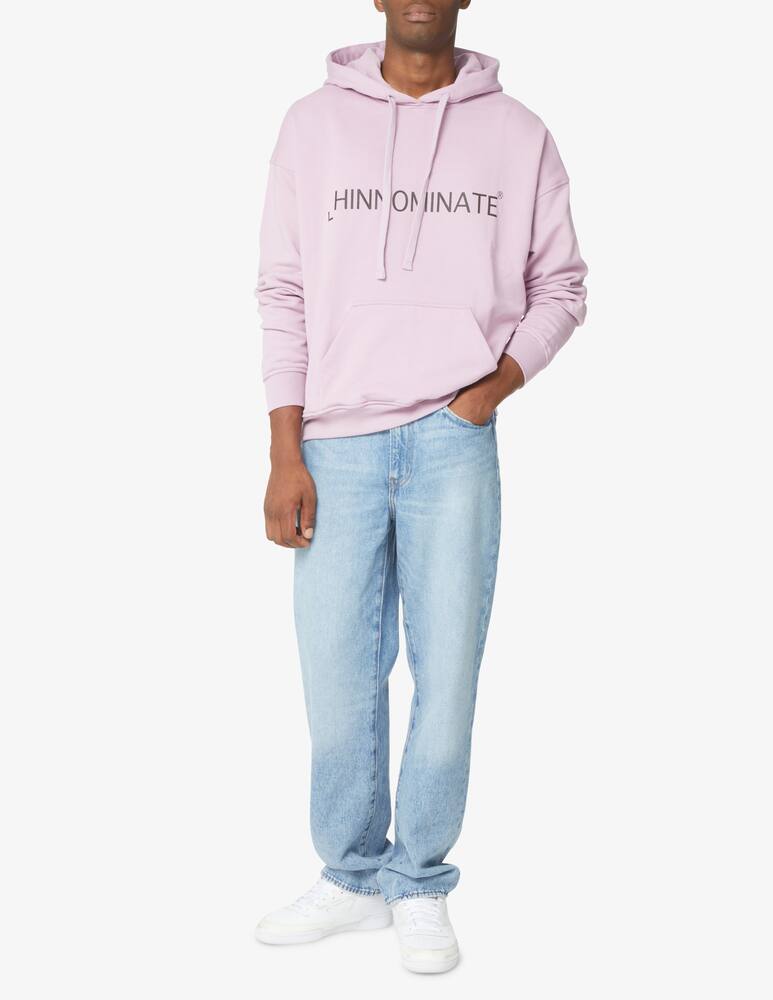 rinascente HINNOMINATE Felpa con cappuccio con logo - Viola