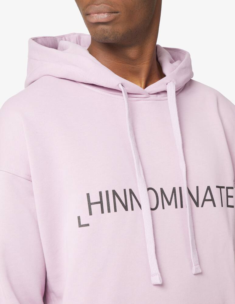 rinascente HINNOMINATE Felpa con cappuccio con logo - Viola