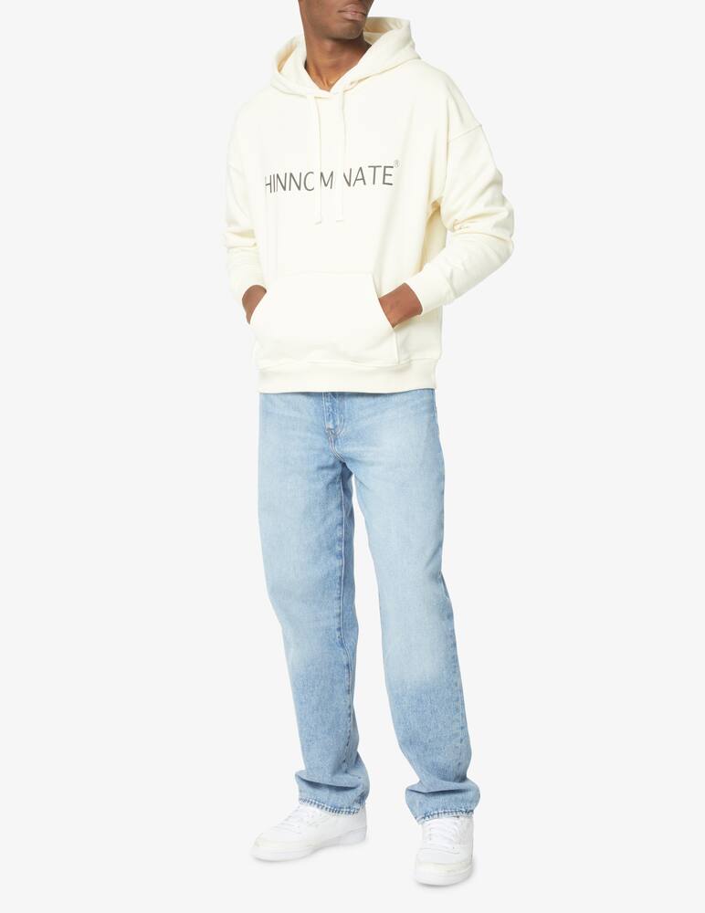rinascente HINNOMINATE Felpa con cappuccio con logo - Bianco