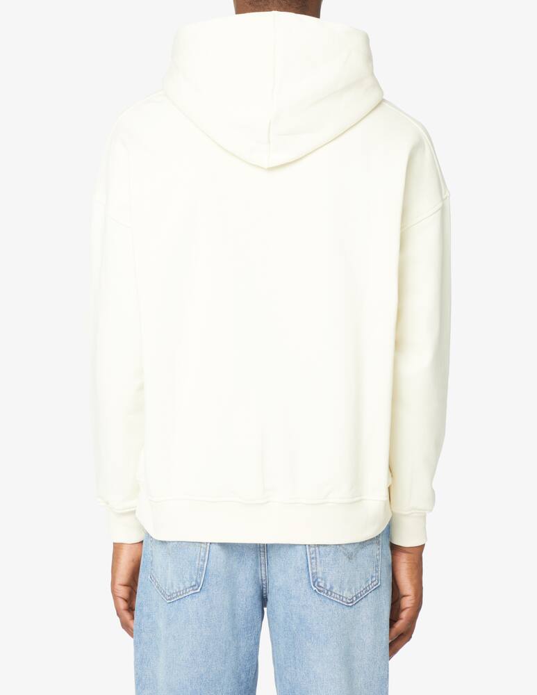 rinascente HINNOMINATE Felpa con cappuccio con logo - Bianco