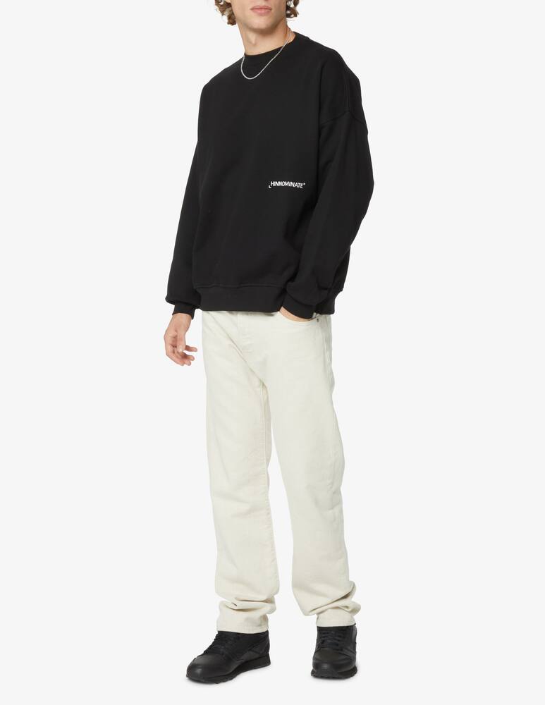 rinascente HINNOMINATE Back logo crewneck sweatshirt - Black