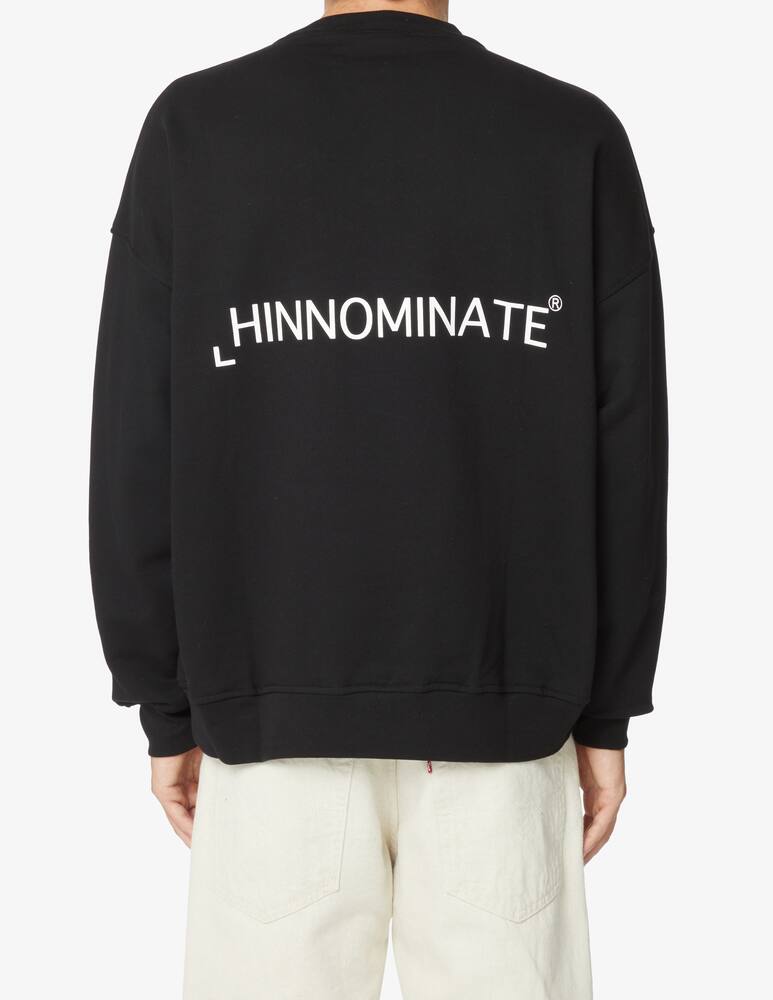 rinascente HINNOMINATE Back logo crewneck sweatshirt - Black