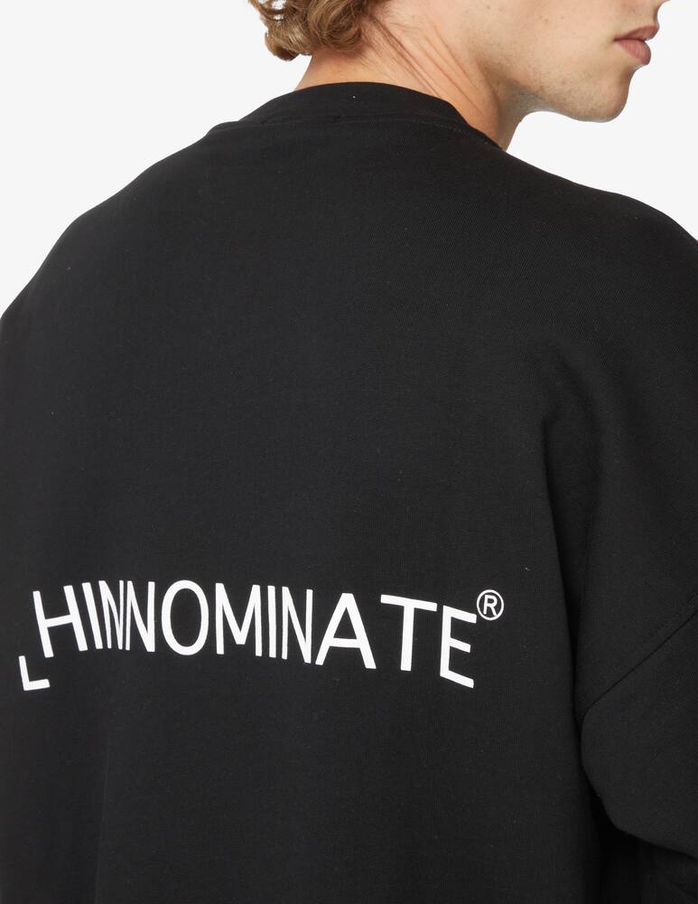 rinascente HINNOMINATE Back logo crewneck sweatshirt - Black