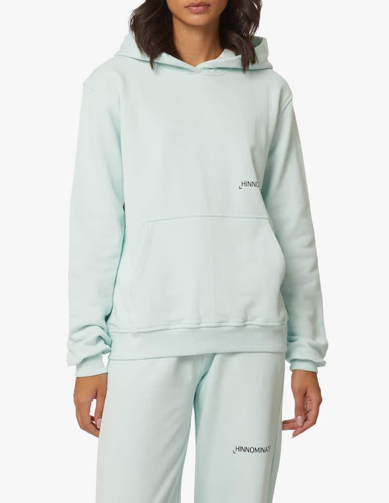 HINNOMINATE Cotton hoodie - Light blue - picture 1 HINNOMINATE Cotton hoodie - Light blue - picture 1