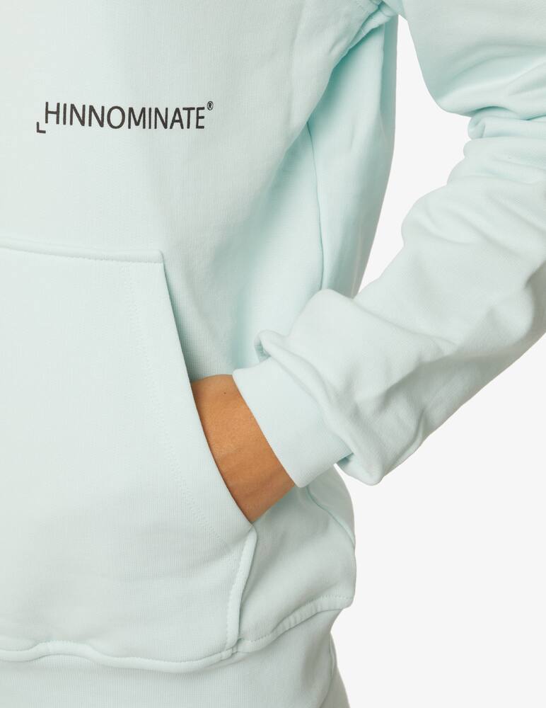 HINNOMINATE Cotton hoodie - Light blue - picture 4 HINNOMINATE Cotton hoodie - Light blue - picture 4