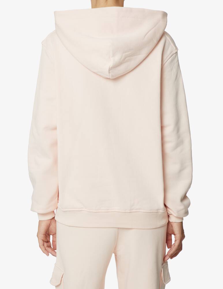 rinascente HINNOMINATE Felpa con cappuccio con marsupio e stampa - Bianco