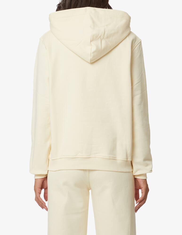 rinascente HINNOMINATE Felpa in cotone con cappuccio - Bianco