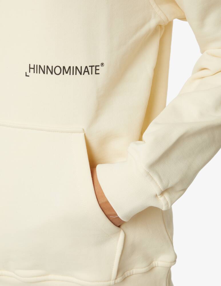 rinascente HINNOMINATE Felpa in cotone con cappuccio - Bianco