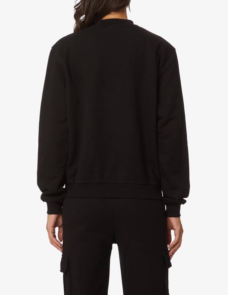 rinascente HINNOMINATE Cotton high neck long sleeve sweatshirt - Black