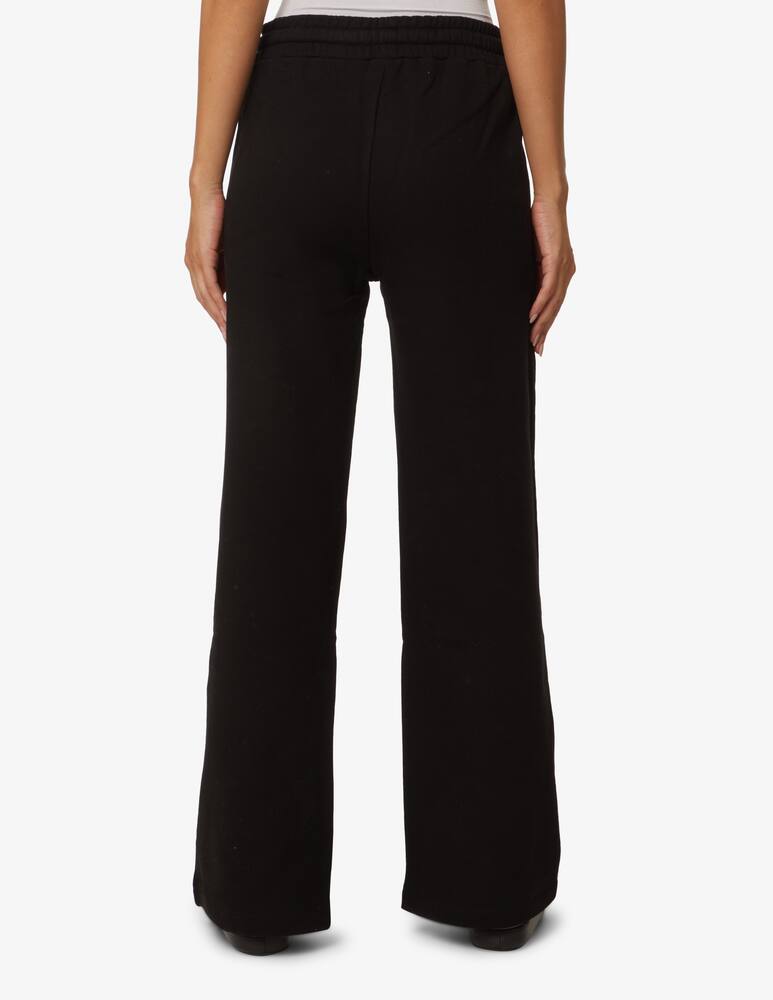 rinascente HINNOMINATE Fleece sports straight trousers - Black