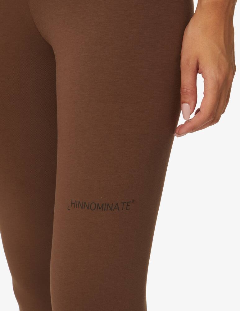 rinascente HINNOMINATE Cotton sports leggings - Brown
