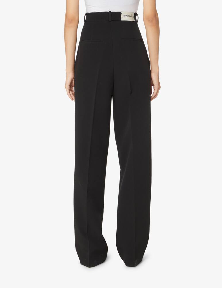 rinascente HINNOMINATE Pantalone a palazzo in cotone - Nero