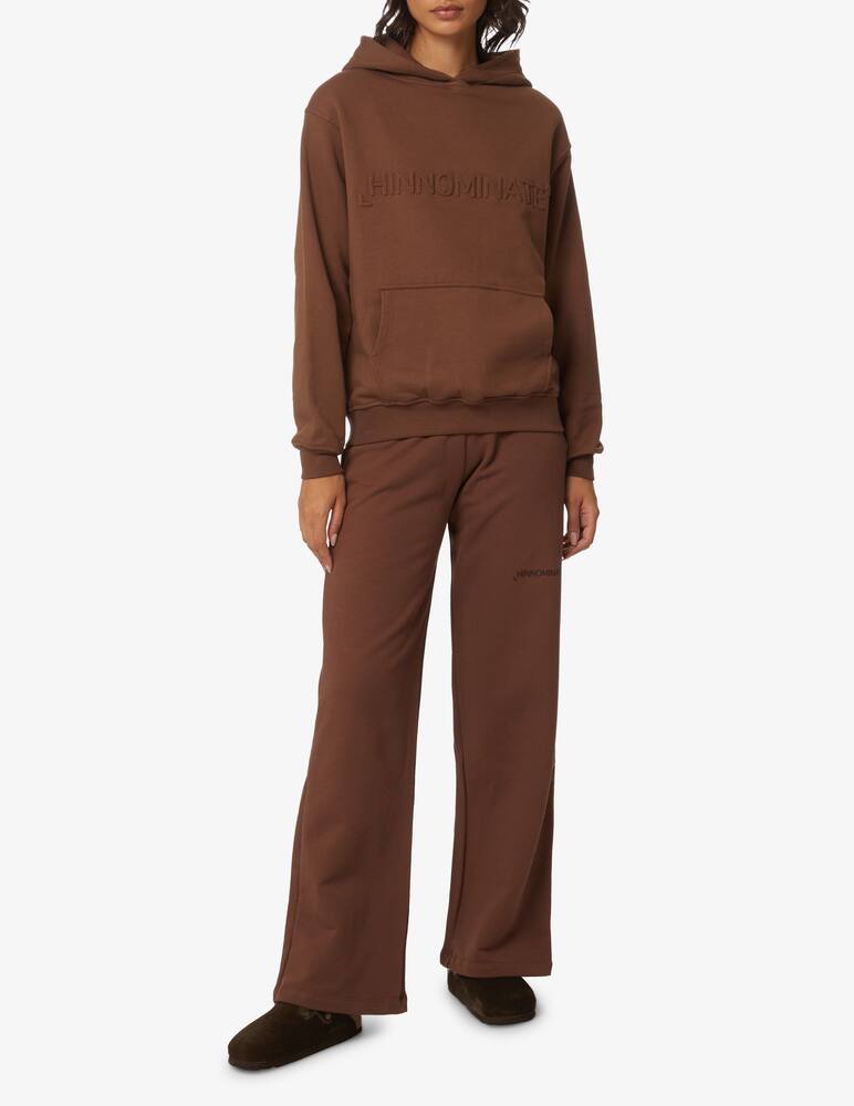 rinascente HINNOMINATE Felpa con cappuccio in cotone - Marrone