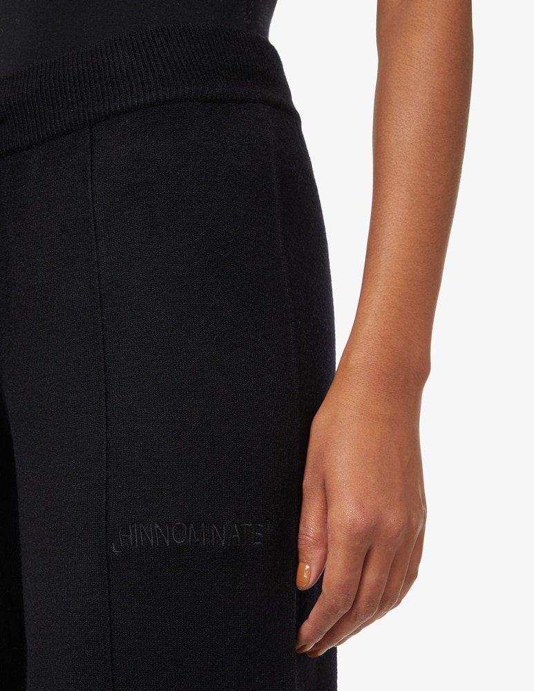 rinascente HINNOMINATE Pantalone in maglia a palazzo - Nero