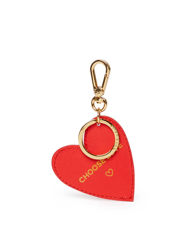 rinascente Coccinelle Portachiavi Heart Smooth Leather
