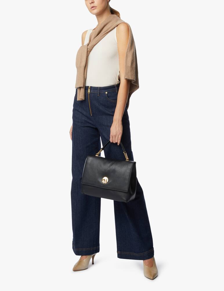 rinascente Coccinelle Borsa a mano in pelle fiore naturale