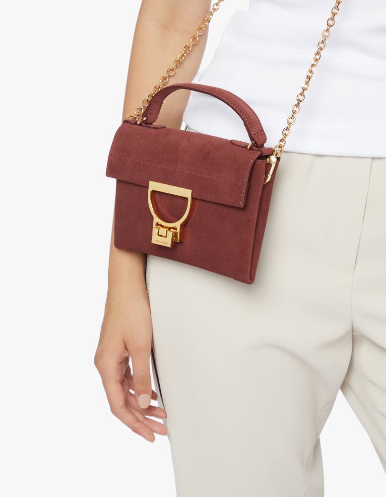 rinascente Coccinelle Mini Bag Mignon suede