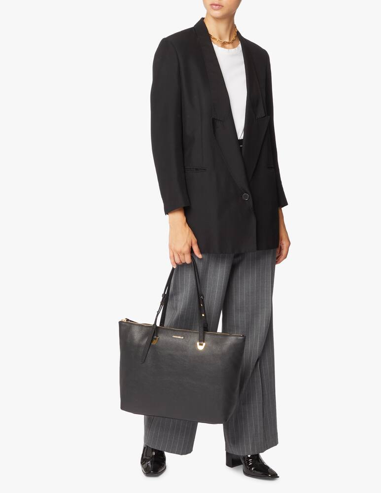 rinascente Coccinelle Tote bag in grained leather