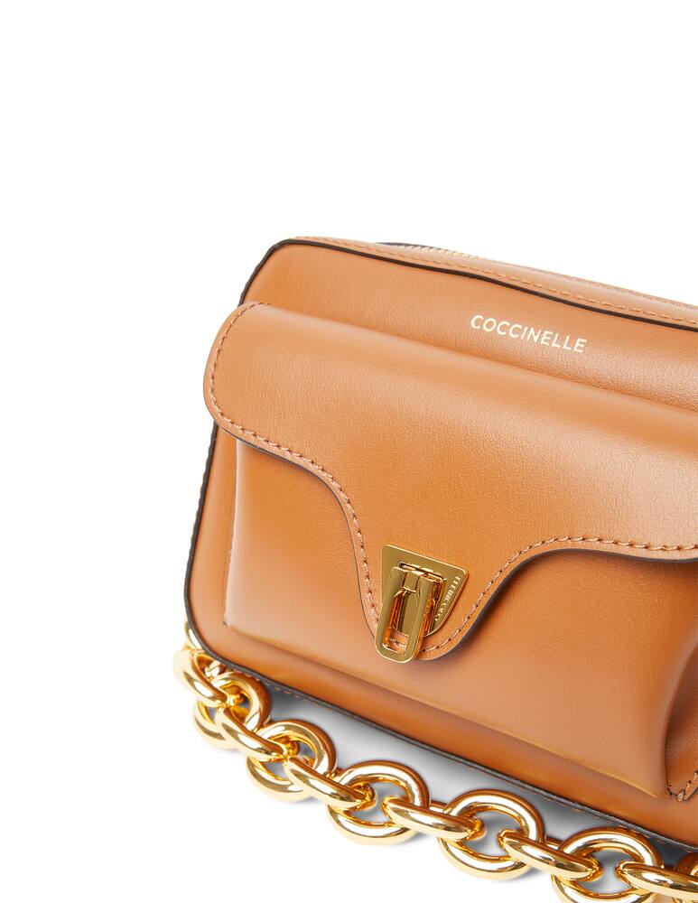 rinascente Coccinelle Borsa a tracolla XS Beat tracolla catena - marrone