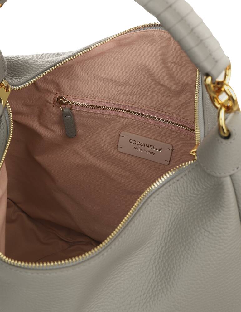 rinascente Coccinelle Borsa a spalla hobo M Melody - grigio