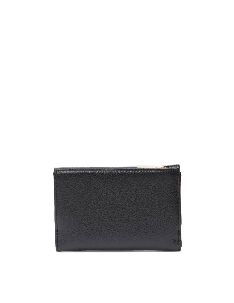 rinascente Coccinelle Wallet in grained leather - black