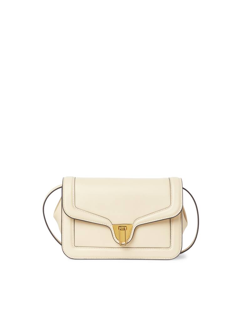 rinascente Coccinelle Borsa a mano in pelle di vitello liscia - bianco