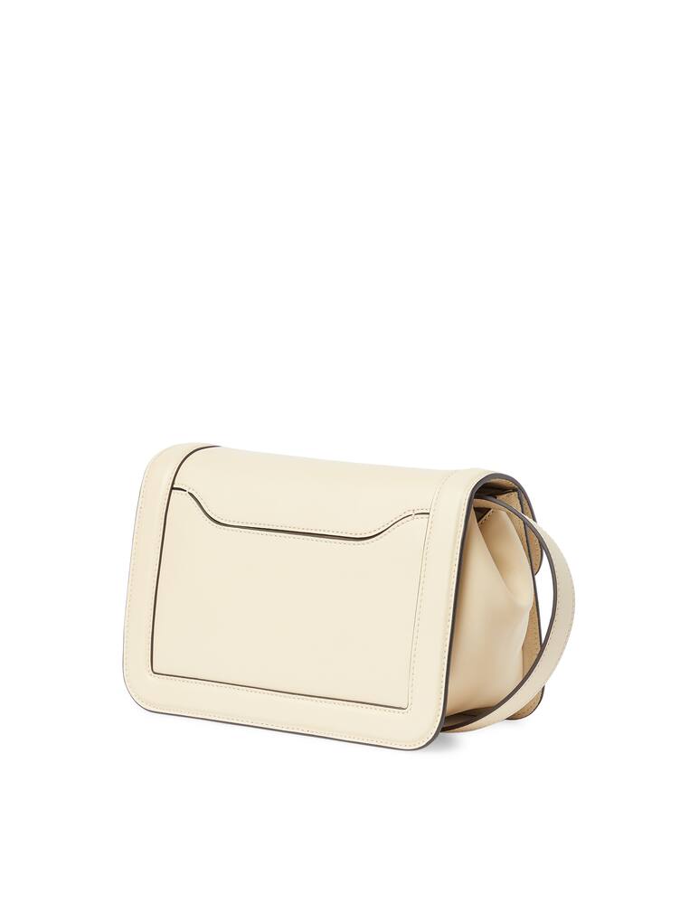 rinascente Coccinelle Borsa a mano in pelle di vitello liscia - bianco