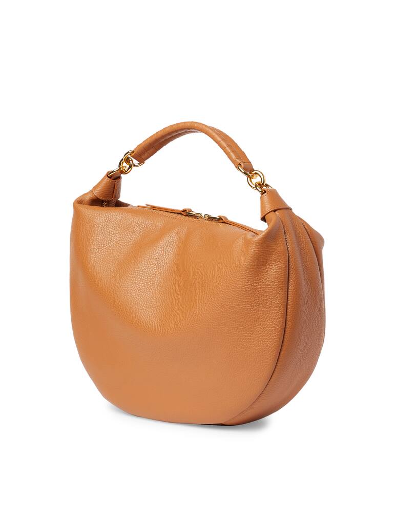 Coccinelle Maelody grained leather handbag - brown - picture 3