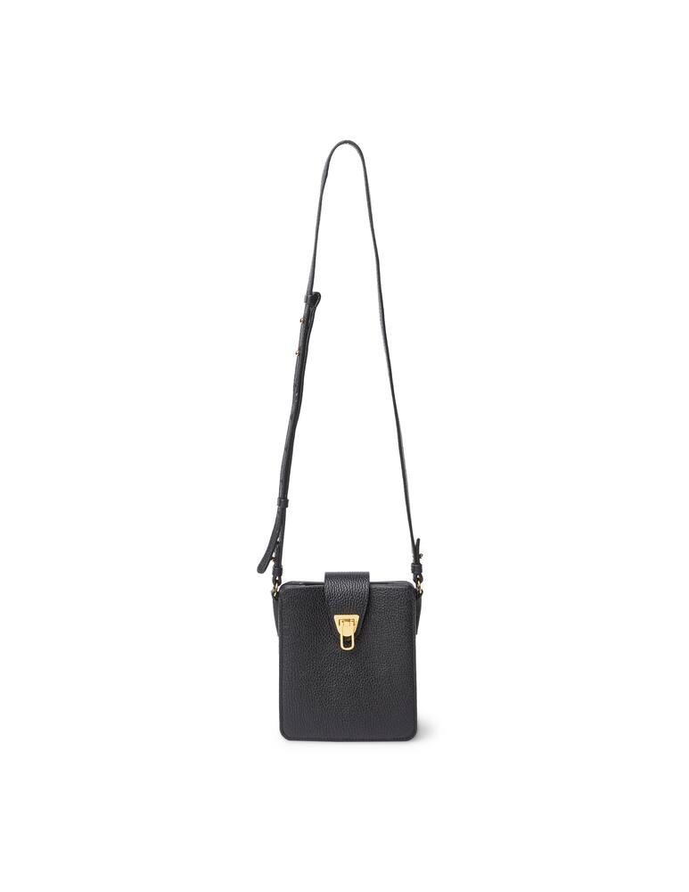 rinascente Coccinelle Orchestra grained leather Crossbody bag - black