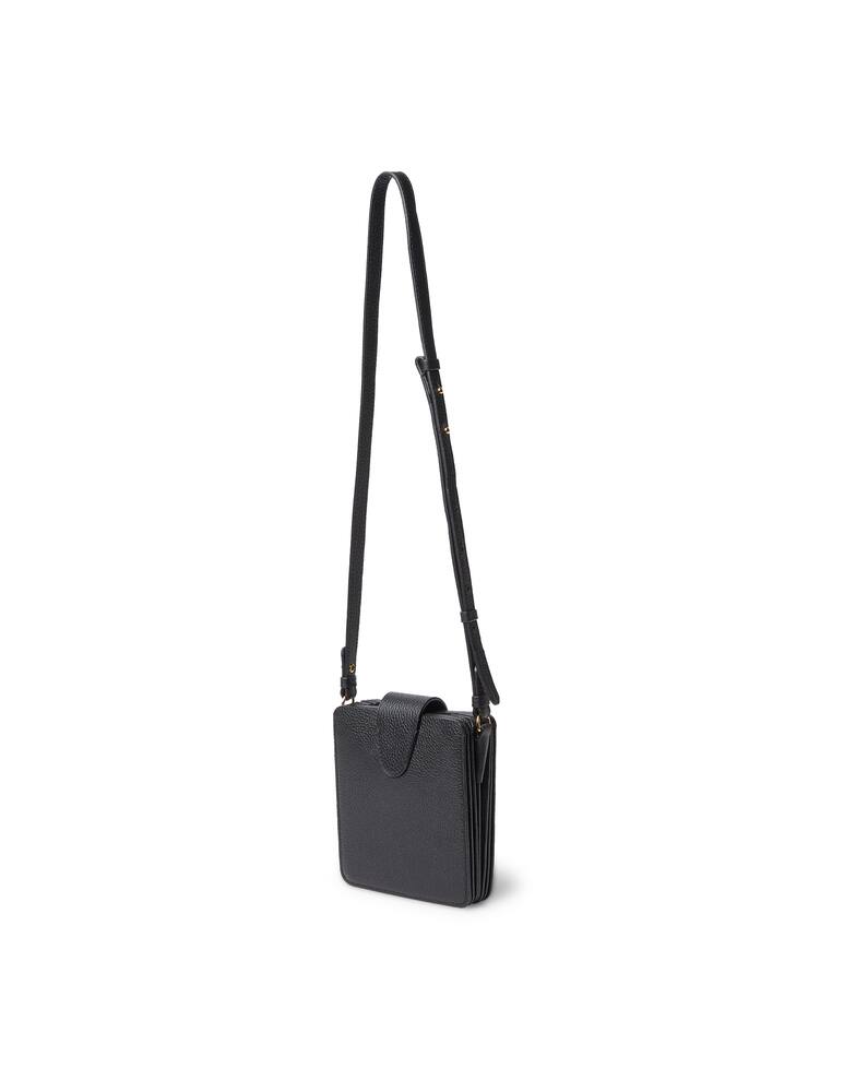 rinascente Coccinelle Orchestra grained leather Crossbody bag - black