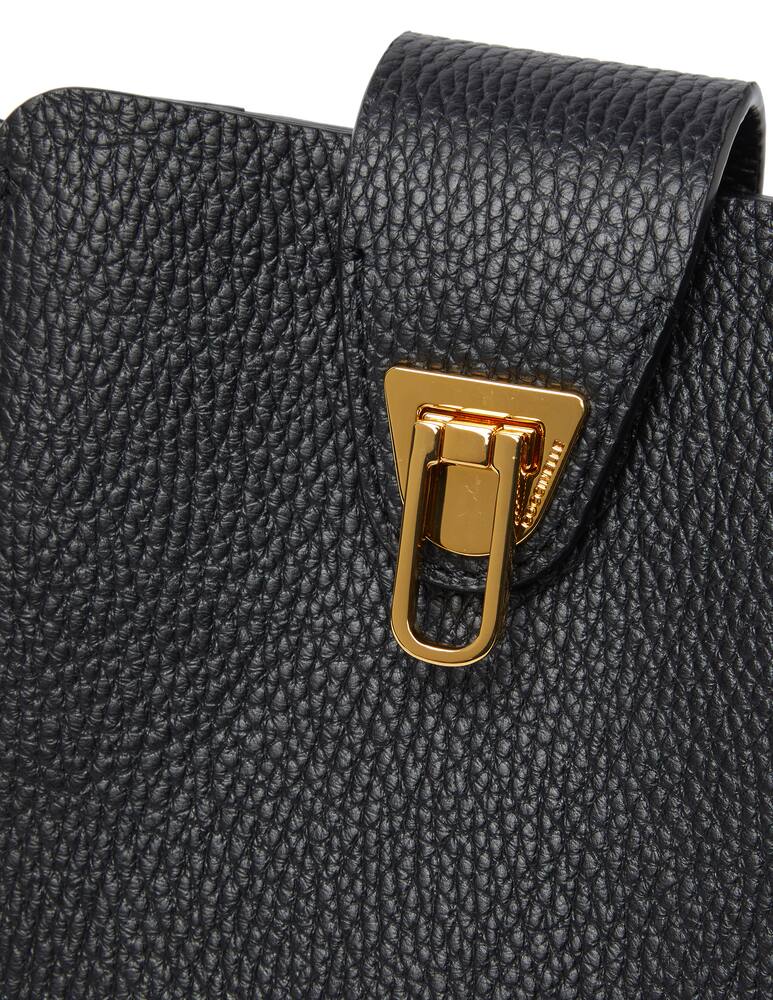 rinascente Coccinelle Orchestra grained leather Crossbody bag - black