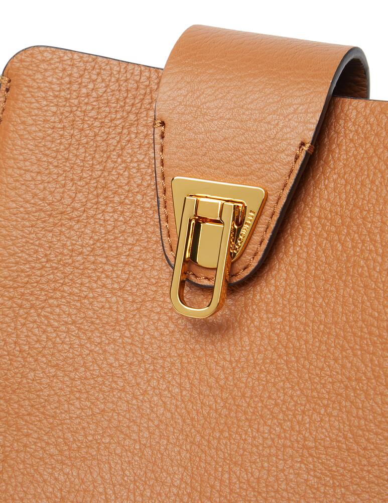 rinascente Coccinelle Orchestra grained leather Crossbody bag - brown