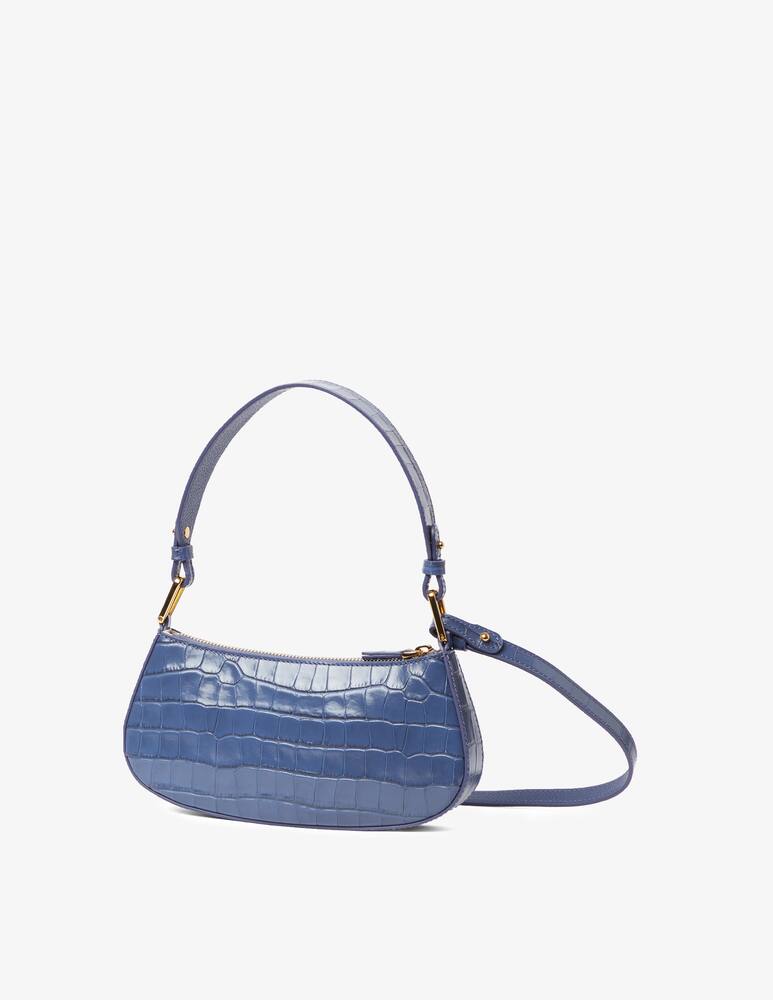 rinascente Coccinelle Borsa Mereveille Croco Shiny - Blu