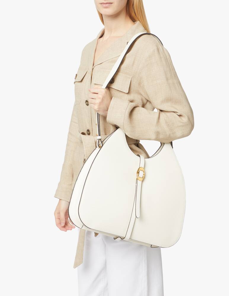 rinascente Coccinelle Borsa a spalla hobo Cosima - bianco