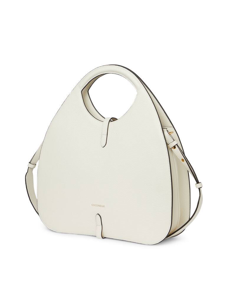 rinascente Coccinelle Borsa a spalla hobo Cosima - bianco