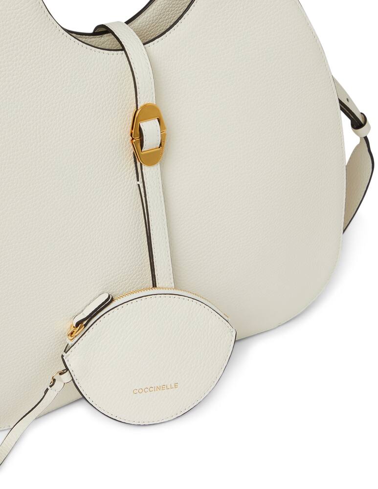 rinascente Coccinelle Borsa a spalla hobo Cosima - bianco