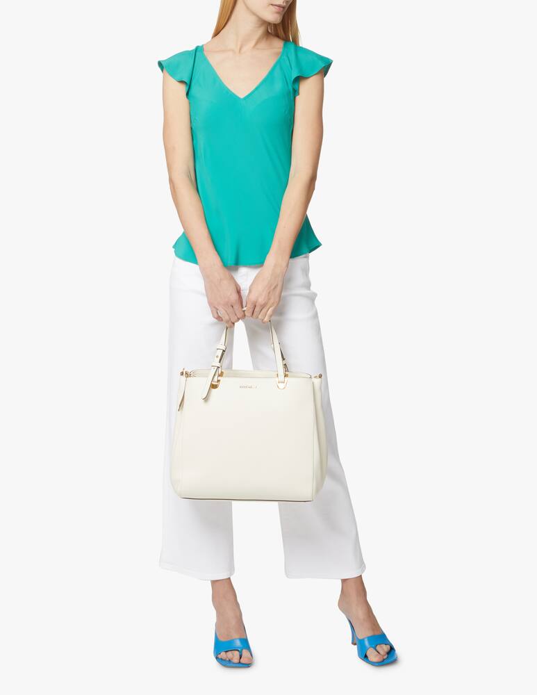 rinascente Coccinelle Borsa a spalla Lea - bianco