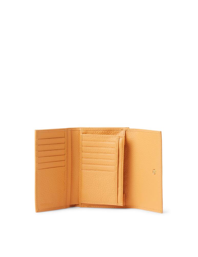 rinascente Coccinelle Metallic Soft M wallet - orange