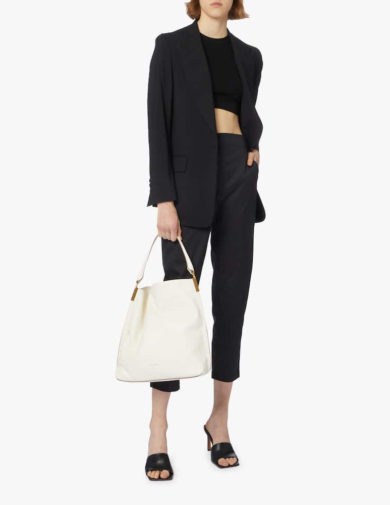 rinascente Coccinelle Borsa a spalla hobo Estelle - bianco