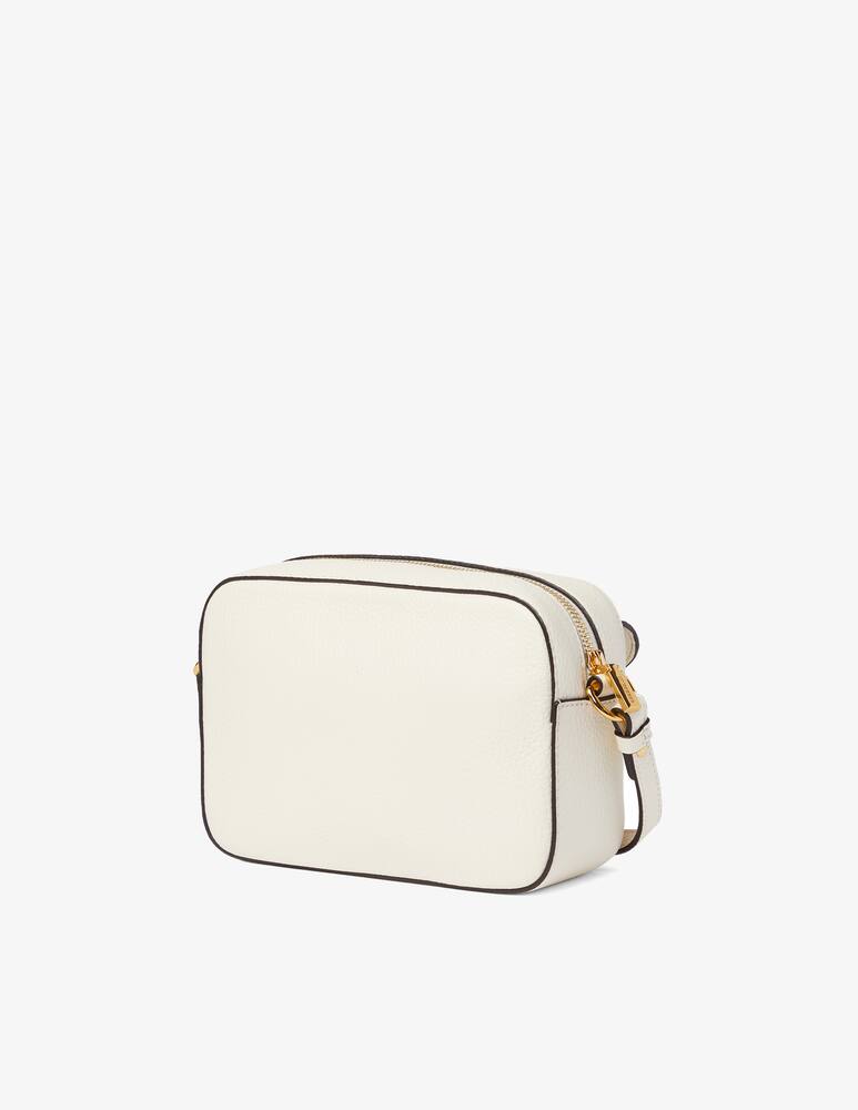 rinascente Coccinelle Beat S crossbody bag rafia - white