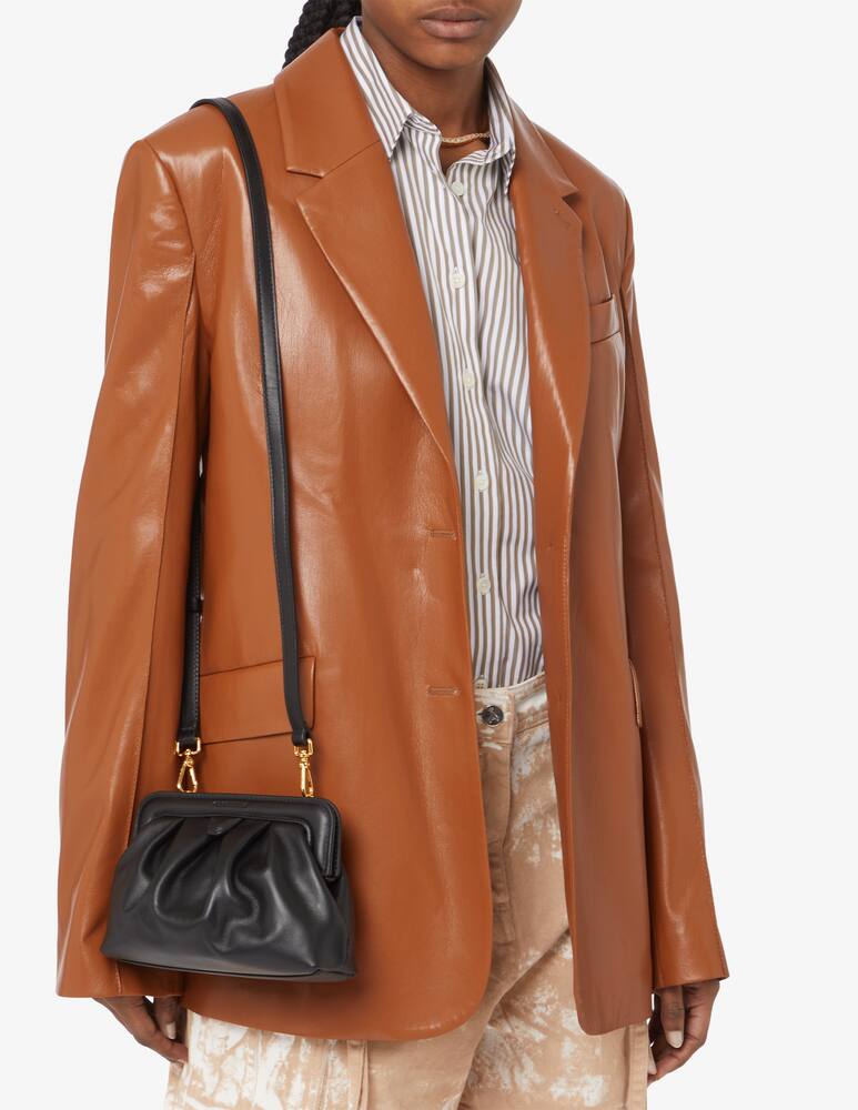 rinascente Coccinelle Diletta xs leather clutch