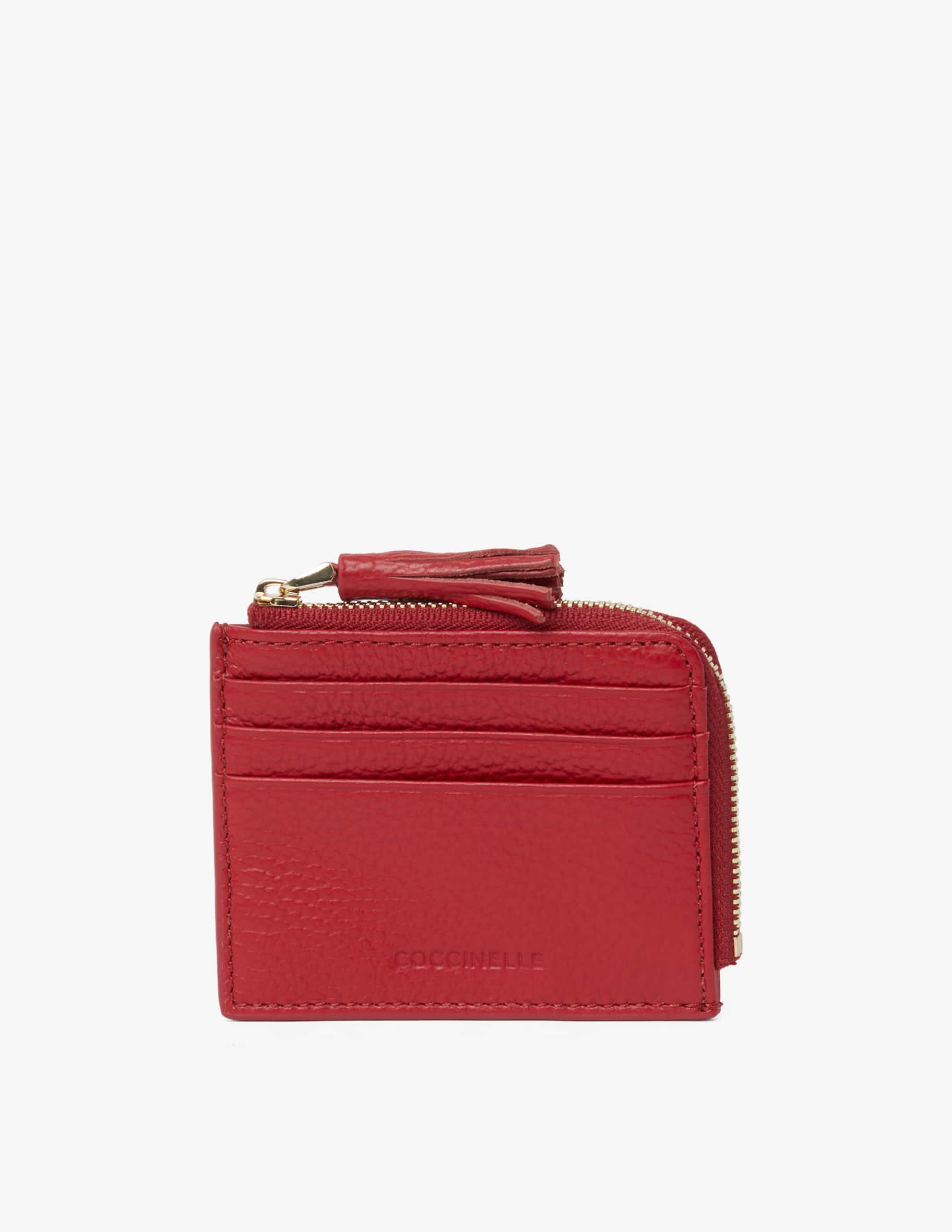 Porta Carte di credito Metallic Saffiano Coquelicot COQUELICOT