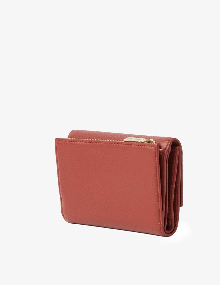 rinascente Coccinelle Portafoglio Mettalic Soft - Rosso