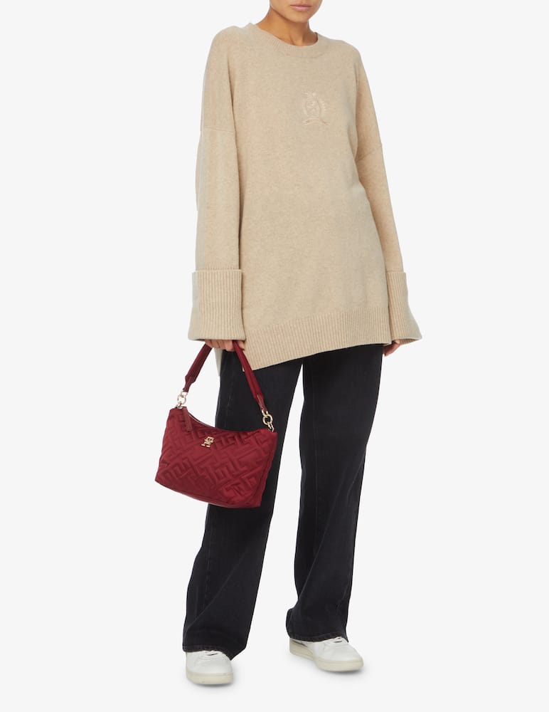 rinascente Tommy Hilfiger Idol halfmoon shoulder bag - Red