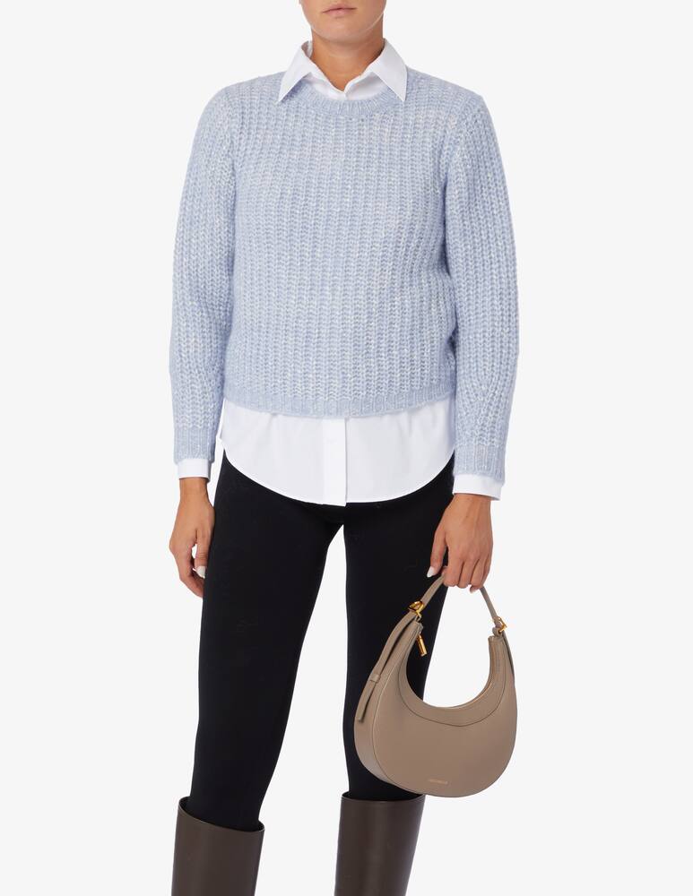 rinascente Coccinelle Whisper S half moon bag