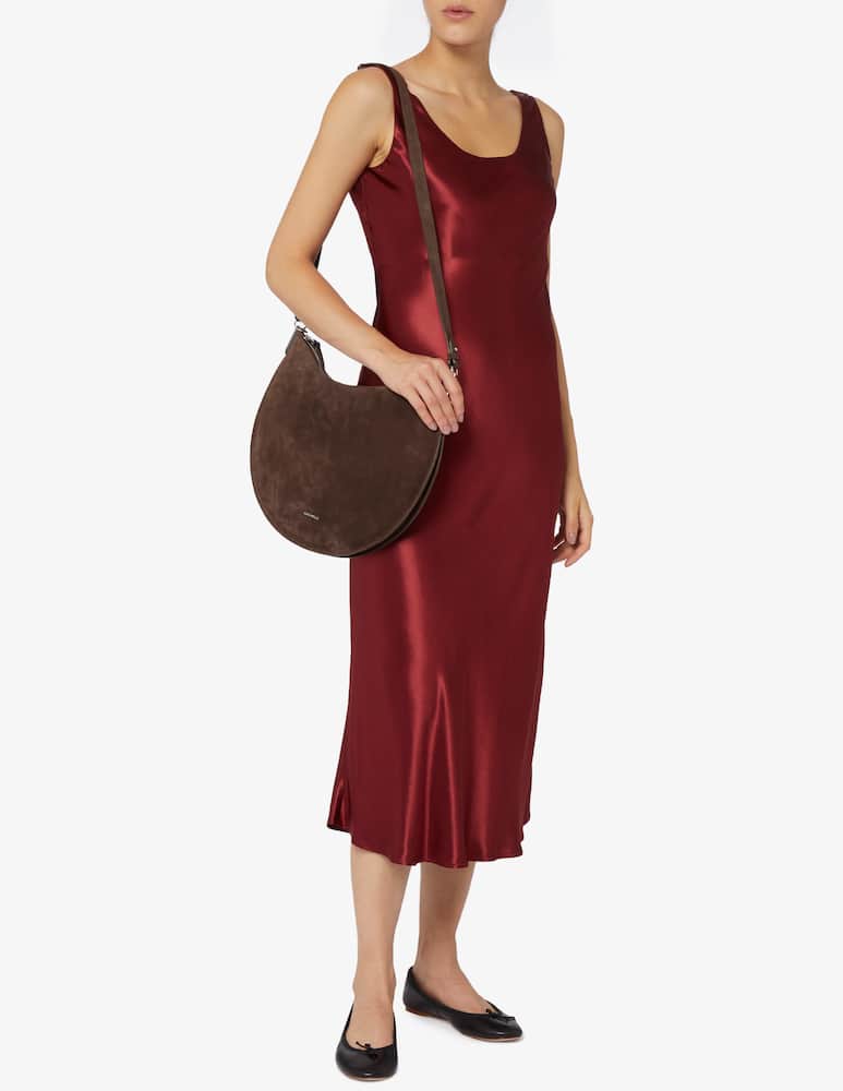 rinascente Coccinelle Bora hobo L in camoscio Sunup