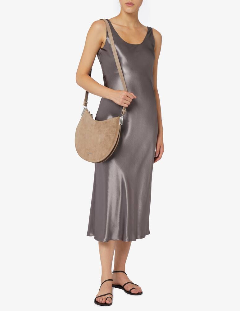 rinascente Coccinelle Bora hobo M in Sunup suede